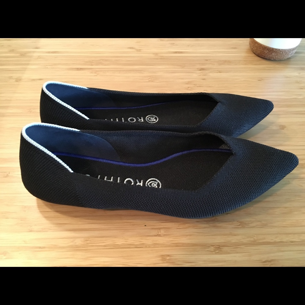 Rothy's The Point, black, size 8.5